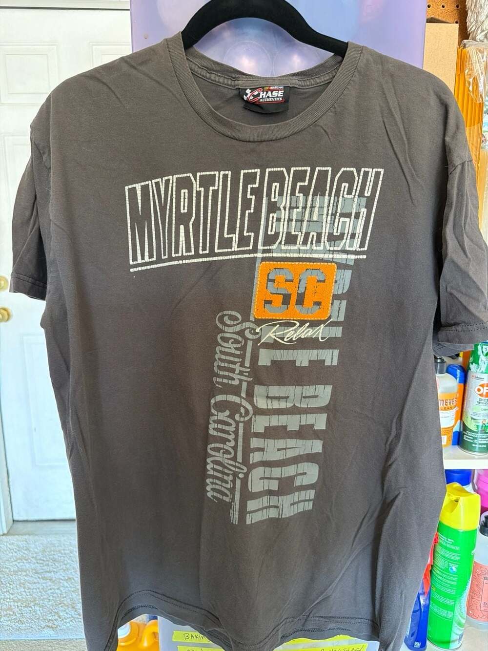 Chase Authentics NASCAR Myrtle Beach South Carolina T-Shirt Size Large